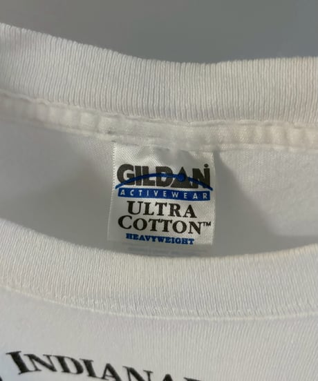 【USED】 07's GILDAN American Football Newspaper T-Shirt / 260607-015