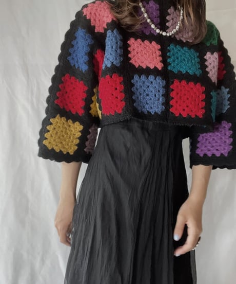 【RE;CIRCLE】 RE Granny Knit Top⑥/211014-006