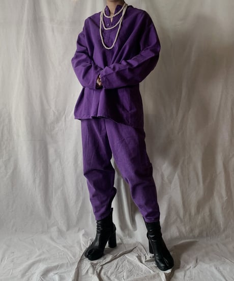 【USED】 Dyed Army Top + Pants/210203-024