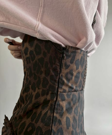 【USED】 Leopard Print Camisole One-Piece /251206-002