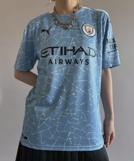 【USED】 20~21's Puma Manchester City Soccer Shirt / 260530-010