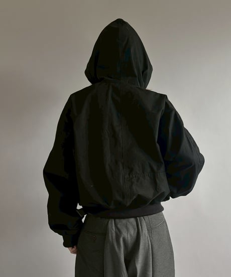 【RE;CIRCLE】RE U.S Military Rebuild Hooded Fireman Jacket Black / 260226-018