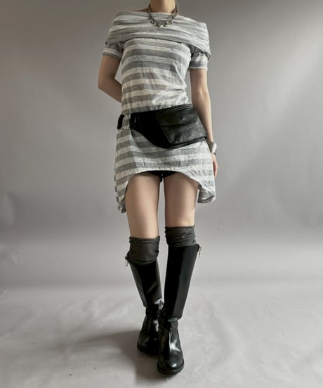【RE;CIRCLE】 RE Leather Waist Belt Bag / 260507-002