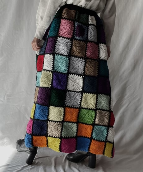 【RE;CIRCLE】 RE Granny Long Skirt①/211110-006