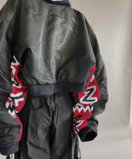 【RE;CIRCLE】 RE Short Soccer Muffler MA-1 / 230126-017