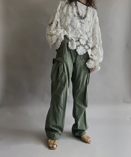 【RE;CIRCLE】 RE Crochet Kirikae Top / 230330-017