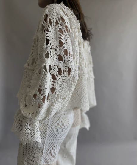 【RE;CIRCLE】 RE Crochet Kirikae Top / 230330-012
