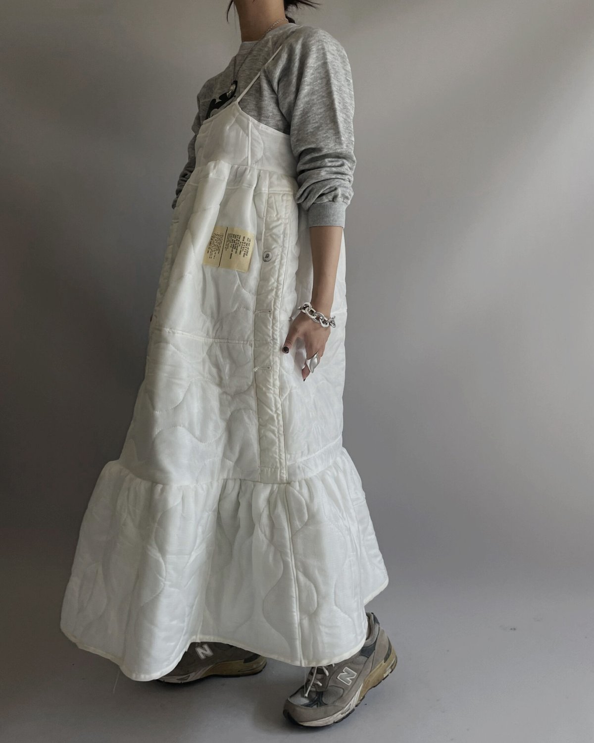 RE;CIRCLE】 RE Liner Camisole One-piece Long Wh 