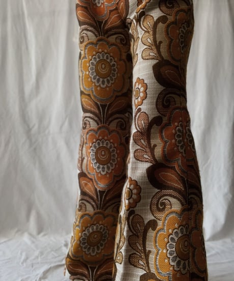 【RE;CIRCLE】 RE Antique Curtain Flare Pants②/ 210613-008