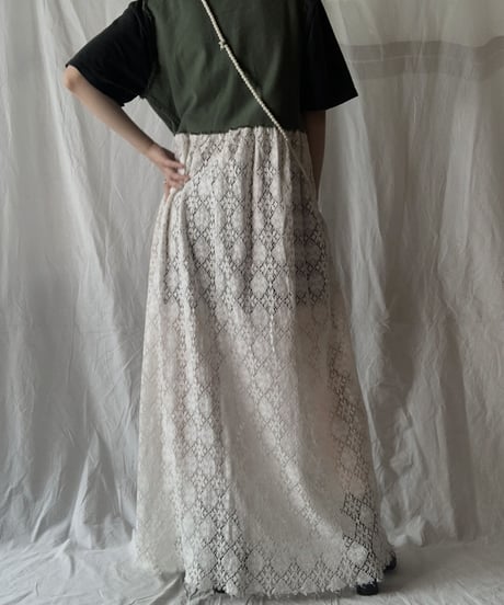 【RE;CIRCLE】 RE Lace×Fatique N/S One-piece②/210714-013