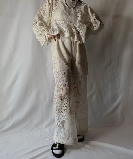 【RE;CIRCLE】 RE Lace Pants③/ 210801-066