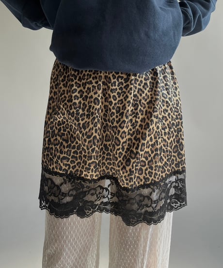 【USED】 Leopard Pattern Mini Skirt /250118-010