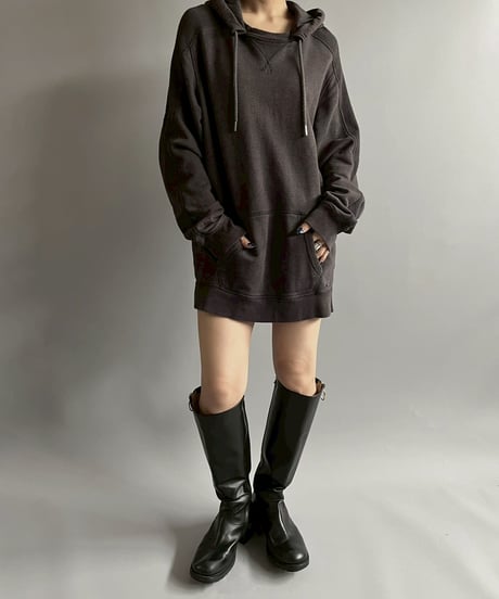 【USED】 DIESEL After Hooded Design Waffle Panel Parka/MS2510-005