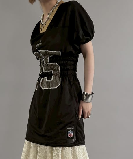【RE;CIRCLE】 Shirring Football Shirt  /  250904-006