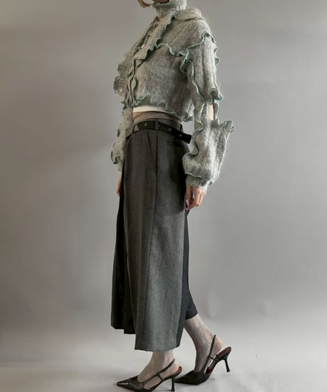 【RE;CIRCLE】 RE Mellow Mohair Knit Cardigan + Tie/ 251127-007
