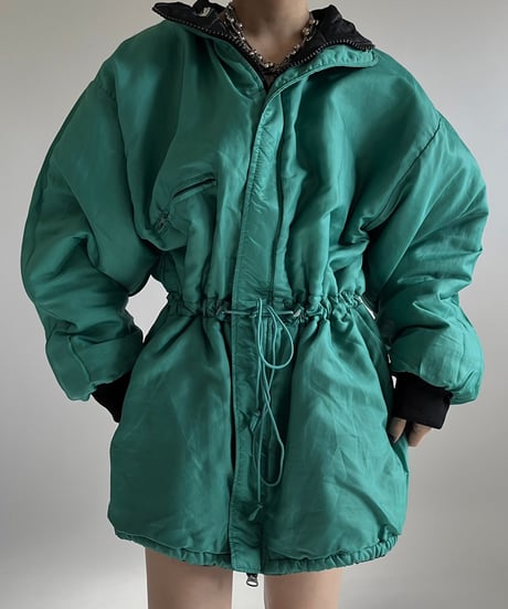 【USED】 90's adidas Quilting Reversible Jacket /241228-015