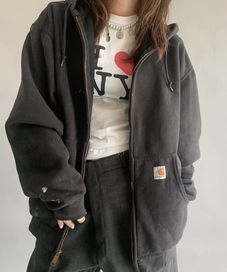 【USED】  Carhartt Zip Up Parker /241109-031