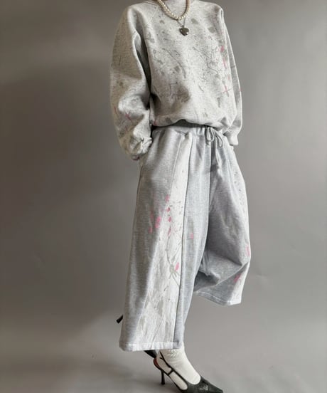 【USED】 Paint Short Sweat / 250925-013
