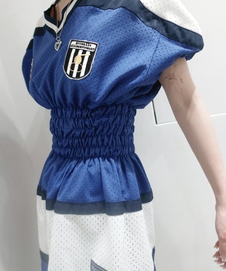 【RE;CIRCLE】 Shirring Football Shirt  /  250522-004