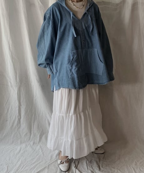 【RE;CIRCLE】  RE Denim Mexican Parker②/210506-016