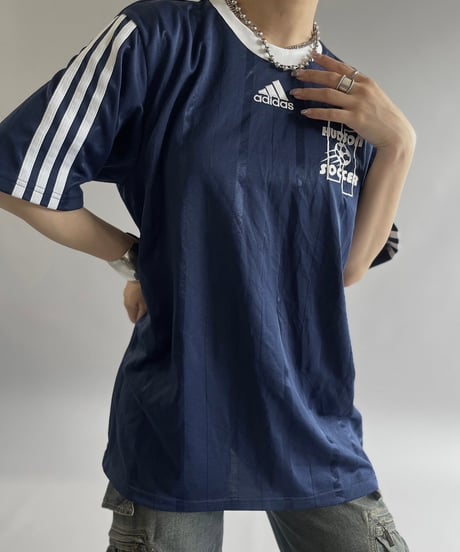 【USED】 adidas HUDSON Soccer Shirt /240706-010