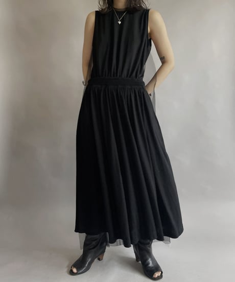 【USED】 Y-3 No Sleeve  Poly One-piece / 230506-031