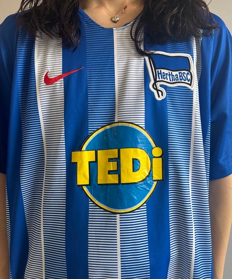 【USED 】Nike HERTHA BERLIN Soccer Shirt /240603-016