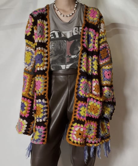 【RE;CIRCLE】 RE Granny Knit L/S Cardigan①/210917-013