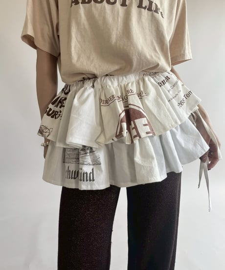 【RE;CIRCLE】 Re Eco Bag Maki Skirt /  250417-014