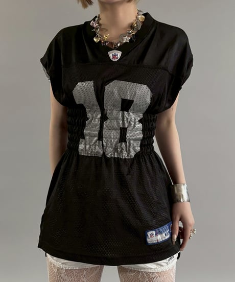 【RE;CIRCLE】 Shirring Football Shirt  /  250904-010