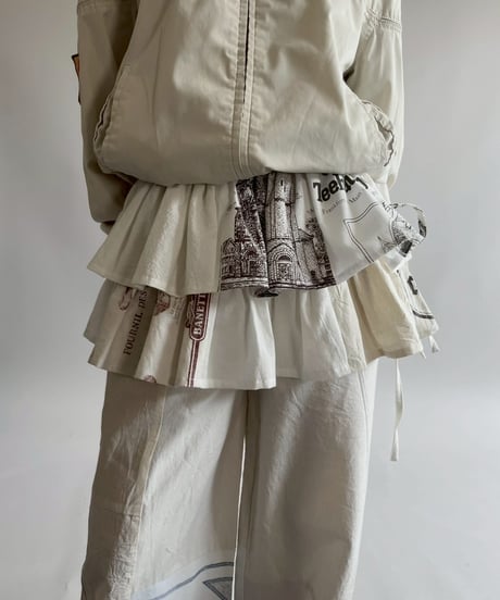 【RE;CIRCLE】 Re Eco Bag Maki Skirt /  250417-012