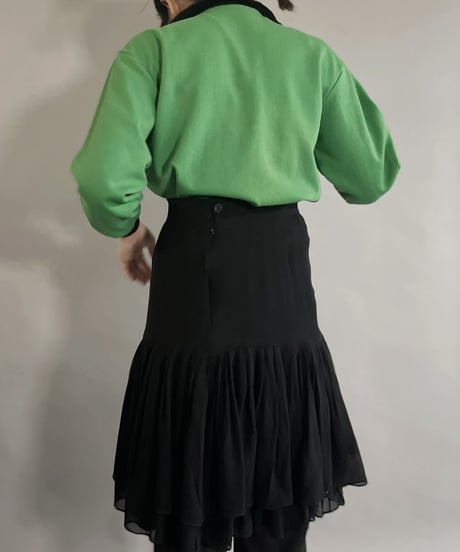 【USED】 Marinelli France Silk Skirt / 230225-002