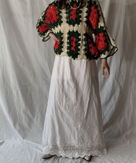 【RE;CIRCLE】 RE Granny Knit Top④/210421-011