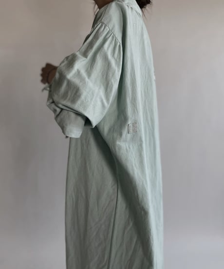 【RE;CIRCLE】RE Dyed French Mattress Cover One-piece -Aqua Green- / 220512-009