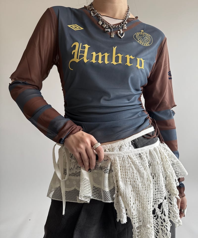 Chinatsu Aoyama × UMBRO Tule Tee Brown