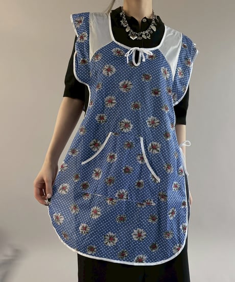 【USED】 Flower Pattern Euro Apron / 260321-016