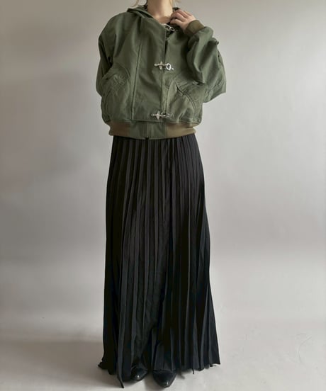 【RE;CIRCLE】RE U.S Military Rebuild Hooded Fireman Jacket Khaki / 260226-017