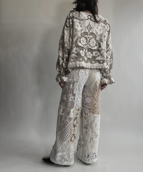 【RE;CIRCLE】 RE Crochet Top / 220623-013