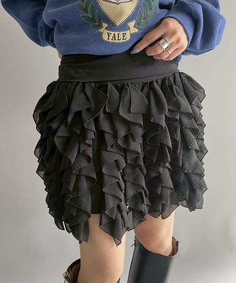 【USED】 DKNY JEANS Frill Skirt / 251108-010