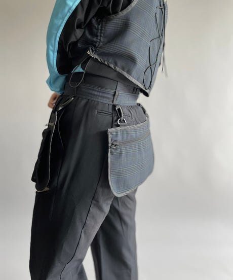 【RE;CIRCLE】 Re Suit Waist Belt Bag/ 241003-028