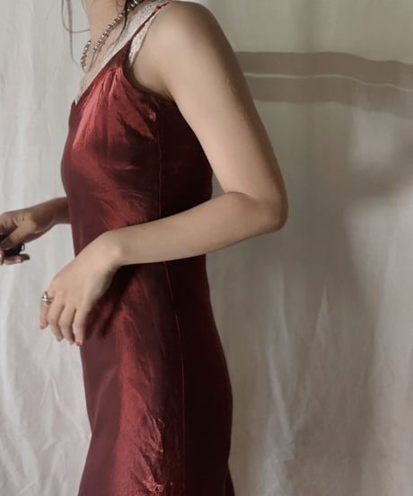 【USED】 Shiny Camisole Dress / 230114-015