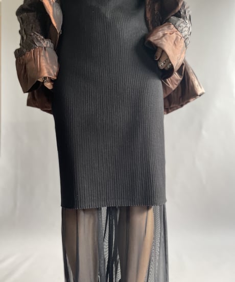 【USED】 Long Sleeved  Knit One-piece / 221217-015