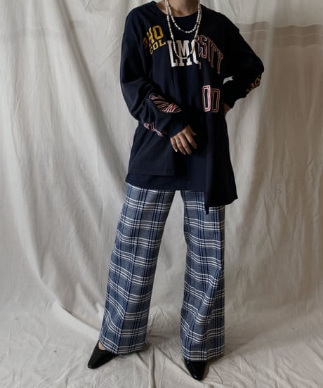 【RE;CIRCLE】 RE Patchwork L/S T-shirt②/210414-025