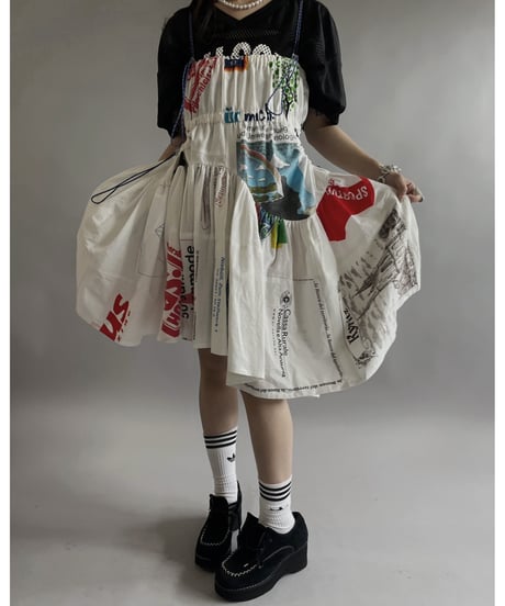 【RE;CIRCLE】RE Eco-Friendly Bag Code Camisole Middle One-piece / 240516-031