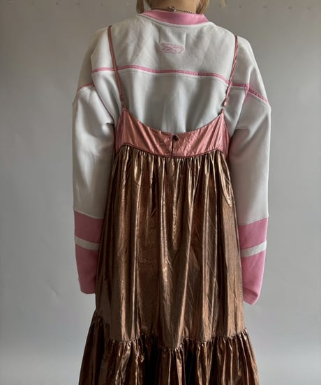 【USED】 Shiny Gather Camisole One-Piece /251012-032