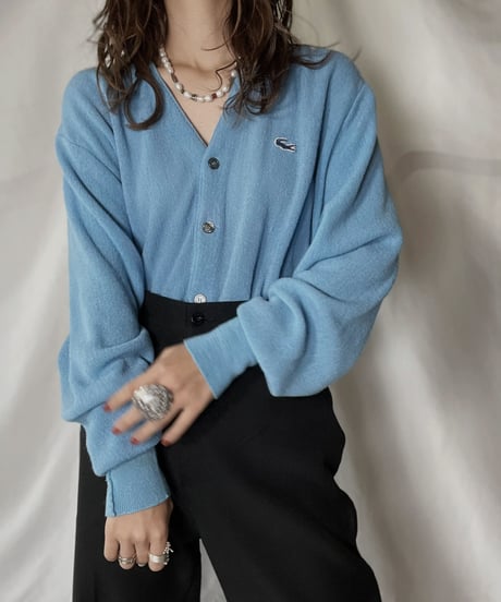 【USED】   LACOSTE Knit Cardigan⑩/211126-018