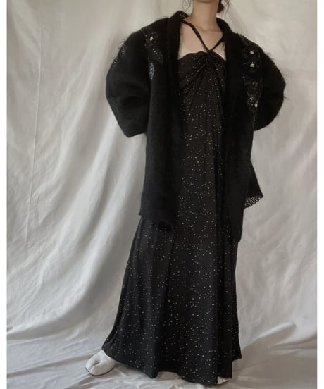 【USED】    Mohair Knit Cardigan/211216-017