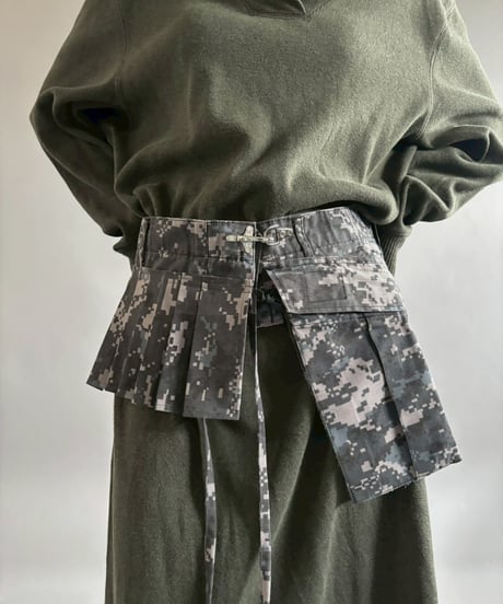 【RE;CIRCLE】 RE Military Camouflage Wrap Skirt / 260226-008