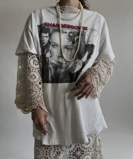 【RE;CIRCLE】 RE Crochet Lace Shirt Tops / 220427-016