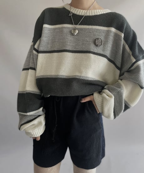 【USED】 Poly Knit Top/ 231026-009